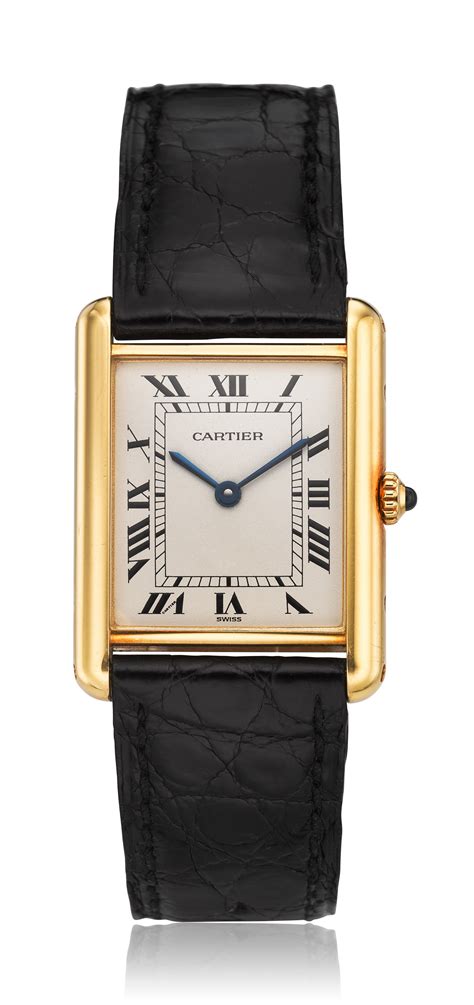 cartier tank quartz watch